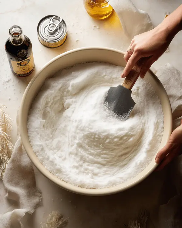 homemade snow cream