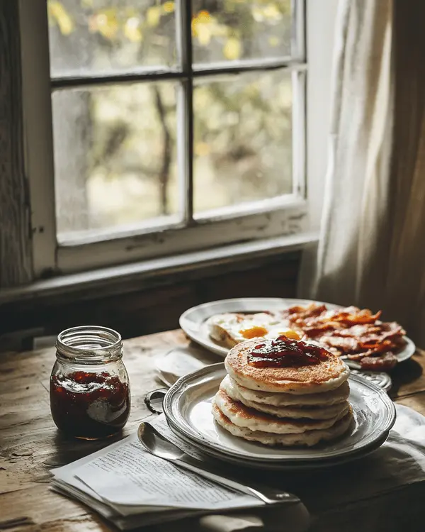 Homemade hoe cakes