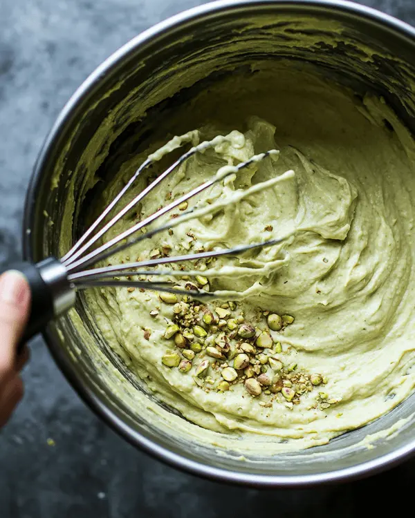 Pistachio Raspberry Cake