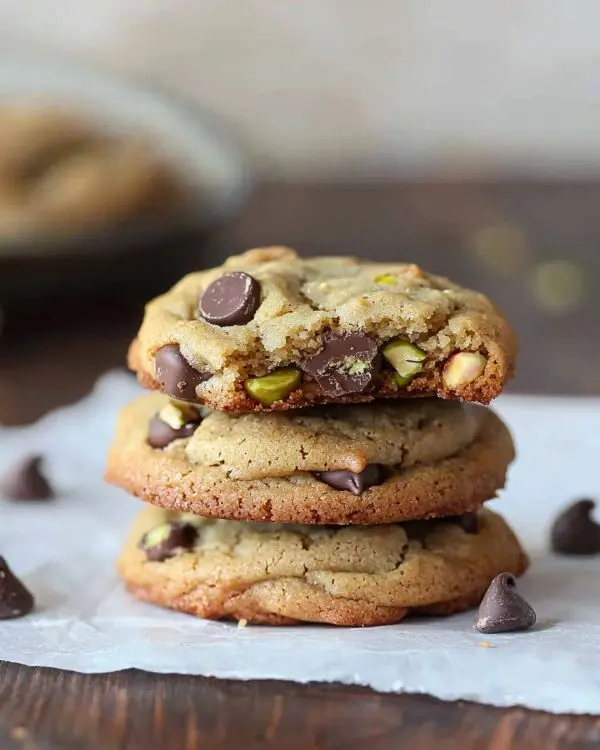 brown butter pistachio chocolate chip cookies recipe
